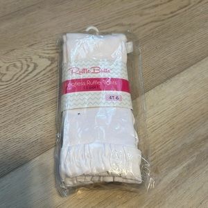 RuffleButts footless ruffle tights size 4T-6 new in bag